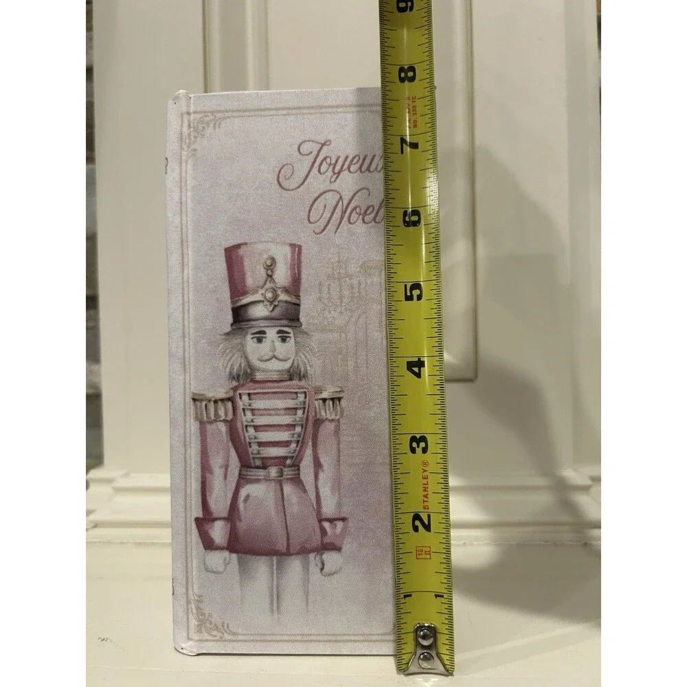 Ashland Frosted Fairytale Joyeux Noel Nutcracker Christmas Decorative Box Book